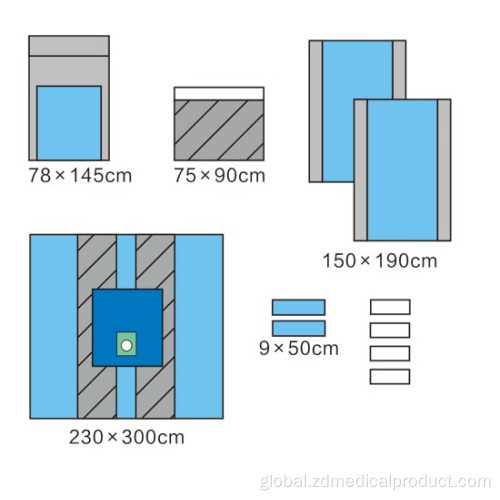 New Nonwoven Drapes Surgical Drapes Orthopedic-Set Extremity Set Factory